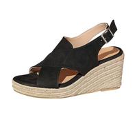 Sandalias de cuña para mujer, alpargatas para mujer, con tacón, plataforma, zapatos de honda, elegantes y cómodos, sandalias de cuña, sandalias de cuña para mujer, zapatos de verano, sandalias de