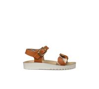 Geox - J SANDAL COSTAREI GI, Sandalia Niñas, Biscuit/Rose Gold,