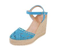 Sandalias de de verano con diseño de cordones de, zapatos casuales sin marcas visibles