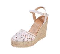 Sandalias de de verano con diseño de cordones de, zapatos casuales sin marcas visibles