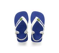 Chanclas playa Bebé Havaianas dedo azul