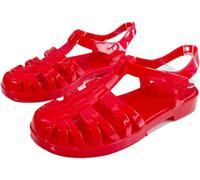 Sandalias de goma para mujer,Sandalias de plástico unisex,Zapatos clásicos de hebilla transparente para mujer,Botas de goma de plástico zapatos de playa de cristal