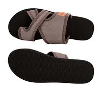 Sandalias de malla tejida para mujer, ligeras, cruzadas, planas, para verano, playa, caminar, transpirables, informales, para vacaciones, Café 1, 42 EU