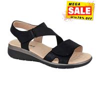 Boulevard Aurora Elástico Toque Moda para Mujer Vestido Casual Sandalias Negras