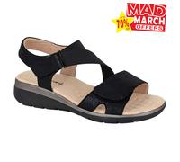 Boulevard Aurora Elástico Toque Moda para Mujer Vestido Casual Sandalias Negras