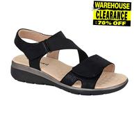 Sandalias De Moda Casual Para Mujeres Boulevard Aurora Con Elástico Negras