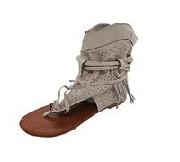 Sandalias de mujer bajas elegantes - Sandalia de mujer de verano casual chanclas transpirables ligeras cómodas moda goma zapatos para caminar antideslizantes viaje zapatillas de trabajo vacaciones al