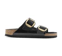 Sandalias de mujer Birkenstock Arizona Big Buckle Natural Leather Patent 37 Estrecho