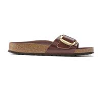 Sandalias de mujer Birkenstock Madrid Big Buckle Natural Leather Patent 37 Estrecho