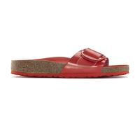Sandalias de mujer Birkenstock Madrid Big Buckle Natural Leather Patent 37 Étroit