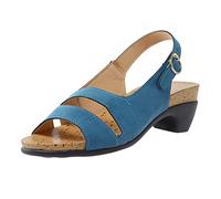 Sandalias de mujer cómodas y elegantes - Sandalia para mujer verano pequeño talón de zapatillas de punta abierta, transpirables desnudas, pies de caminar, elegantes para bodas, desnudos, pies, ligeros