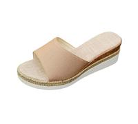 Sandalias de mujer con tacón, sandalias de cuña, antideslizantes, zapatillas de verano, zapatos de senderismo, zapatos de natación, zapatos de playa, zapatos de tacón, zapatos de piel, zapatos