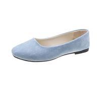 Sandalias de mujer de punta cerrada, tacón - Zapatos de mujer bajos y cómodos elegantes de verano Sandalia con arco plantar ortopédicas Sandalias Slip On fáciles de poner zapatos ligeros cómodos