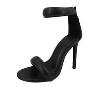 Sandalias de mujer de tacón alto para ceremonia - Chanclas de goma para mujer abiertas zapatillas transpirables ligeras Slippers números grandes con cremallera elegantes cómodas moda zapatillas de