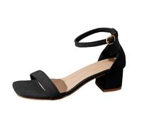 Sandalias de mujer de verano cómodas tacones abiertos tacón de gamuza sandalias de plataforma y cuña para mujer, sandalias de traducción de hockey sobre hielo, sandalias ortopédicas para mujer