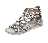 Sandalias de mujer de verano elegantes bajas - Zapatos de mujer Sandalias cómodas para caminar Zapatillas transpirables ligeras Sandalias de esclava con correa casual zapatillas de trabajo primavera