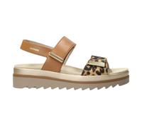 Sandalias de mujer DOMINICA de cuero, marrón, 37 EU