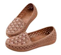 Sandalias de mujer elegantes y cómodas, sandalias planas de verano para mujer, sandalias de playa impermeables, sandalias caladas al aire libre, sandalias de natación delanteras cerradas, sandalias de