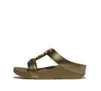 Sandalias de mujer FitFlop Halo Bead-Circle Metallic H-Bar 37