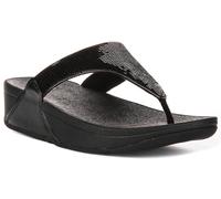 Sandalias De Mujer Fitflop Lulu Con Brillos En Negro EU 36-42