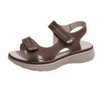 Sandalias de mujer genéricas de cuña - Sandalias para mujer, confort elegante, zapatos suelas suaves, zapatos ligeros, transpirables, zapatillas al aire libre, casuales, zapatillas caminando de moda