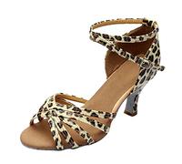 Sandalias de Mujer Hebilla de Baile Latin Dance Zapatos Suelas Bodas Boda Danza Summer Summer Talones Abiertos Zapatos