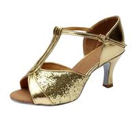 Sandalias de Mujer Hebilla Latina Latina Suele Boda Performance Dance Verano Summer Toeles Abiertos Zapatos