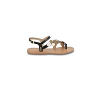 LOS TROPEZIANOS por Sr. Belarbi Mujer Holly Zapatos Ciudad Entre-Doigt, Negro y Dorado, 38 EU