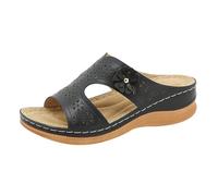 Sandalias de mujer ortopédicas, pantuflas de dedos de los pies, sandalias de playa antideslizantes, zapatillas de vacaciones, chanclas de moda, chanclas de baño, zapatillas de ocio, súper ligeras y