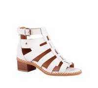 Pikolinos Sandalias tacón en Cuero BLANES para Señora Color Nata