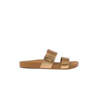 REEF Cushion Vista - Sandalias de moda para mujer, correa de cuero vegano, plantilla acolchada ultra suave, Bronce (Sunset Bronze), 7.5