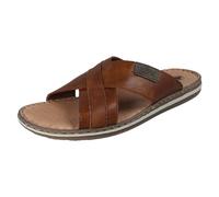 Sandalias De Mule De Cuero Cruzadas Para Hombre Rieker '21082'