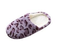 Sandalias de niña 36/37 Zapatillas Plus para Mujeres para Mujeres Punta Zapatos de Casa Zapatillas Redondas Zapatillas de Mujer Zapatillas de Pelo Invierno, violeta, 38 EU