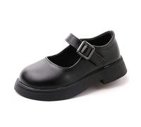 Sandalias De Niña, Sandalias Planas Casuales De Moda Temporadas Primavera-Otoño Suela Gruesa Sin Cordones con Hebilla Cómodos De Color Liso
