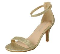 Sandalias De Noche De Tacón Alto De Ajuste Ampliado Spot On Para Dama - F1R2121