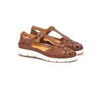 Sandalias de pescador de piel Tenerife Mujer Talla 39. Color Marron