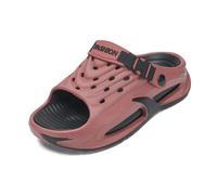 Sandalias de plataforma con hebilla ajustable for hombre, amortiguación playa al aire libre hueca transpirable, zapatos for caminar, deportes y ocio, verano cerrado