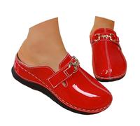 Sandalias de plataforma de verano sin cordones con tacón calado transpirables cómodas informales de ancho ancho para caminar por la playa y paseos por la orilla del mar largas distancias