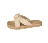 Sandalias de plataforma ligeras para mujer, diseño elegante de lazo, puntera abierta, sandalias planas para uso en interiores y exteriores, suela antideslizante, ajuste ancho, comodidad, perfectas
