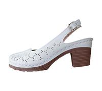 Sandalias de plataforma para mujer 2026, sandalias de tacón bajo, gruesas, cuadradas, puntera abierta, con talón descubierto, para graduación, boda, vestido de novia, zapatos cómodos, elegantes