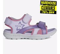 Sandalias De Playa De Verano Para Niñas Geox Vaniett Junior Moradas