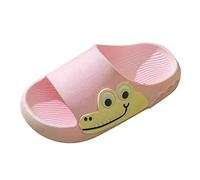 Sandalias de playa de verano para niñas, suela gruesa y ligera, para jardín, piscina, casual, para rutas escolares, viajes de vacaciones y fin de semana, Red, 28.5 EU