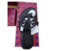 Sandalias De Playa Mujer Chanclas de verano for niñas con diamantes de imitación, cómodas sandalias de cuero for mujer, sandalias planas de vestir, zapatillas de playa, calzado informal. Para Mujer(Bl