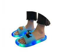 Sandalias de Playa Mujer Verano Suela Plana Antideslizante Cómodas Sandalias Casuales con Estampado de Piedra para Mujer (Blue, 41)