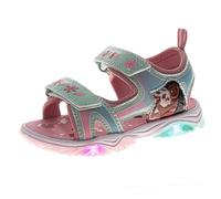 Sandalias de princesa Moana Frozen con luz LED para niñas pequeñas, niños grandes