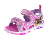 Sandalias de princesa Moana Frozen con luz LED para niñas pequeñas, niños grandes