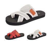 Sandalias de punta de clip para mujer, sandalias correctoras de juanetes para mujer, zapatos de malla transpirable, correa cruzada, calzado para caminar, deslizadores sin espalda, planas, de ajuste