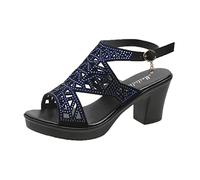Sandalias de senderismo para mujer, ligera, elegante, punta abierta, cómoda, moda, elegante, antideslizante, transpirable, informal, de gran tamaño, de lino trenzado, con pedrería, cuentas sandalia