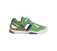 adidas Unisex niños Minecraft Terrex Captain Toey 2.0 Sandals, semi lucid lime/ray blue/semi impact orange, 32 EU