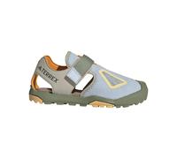 adidas Unisex niños Terrex Captain Toey 2.0 Sandals, Crystal Sky/wonder alumina/Ice Tangerine, 35 EU